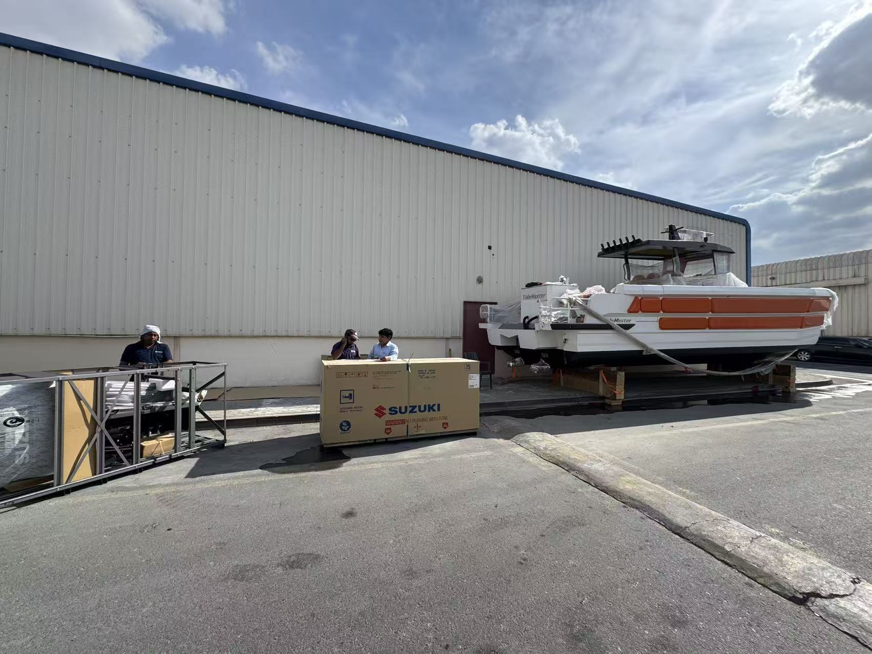 TideMaster Cat 38 Engine and Electronics Installation in Dubai